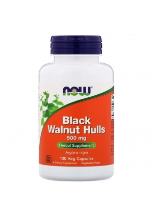 Black Walnut Hulls 500 мг 100 капс (NOW)