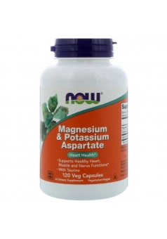 Magnesium & Potassium Aspartate 120 капс (NOW)