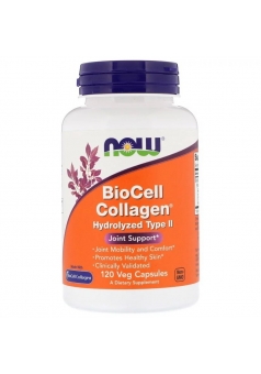 BioCell Collagen Hydrolyzed Type II 120 капс (NOW)