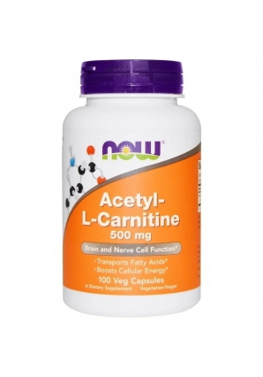 Acetyl-L-Carnitine 500 мг 100 капс (NOW)