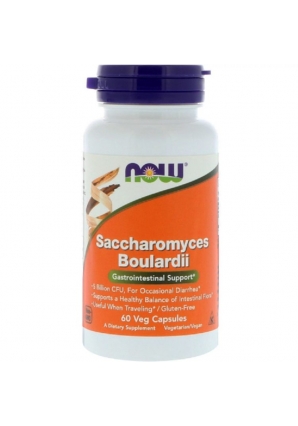 Saccharomyces Boulardii Gastrointestinal Support 60 капс (NOW)