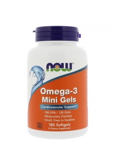 Omega-3 Mini Gels 180 капс (NOW)