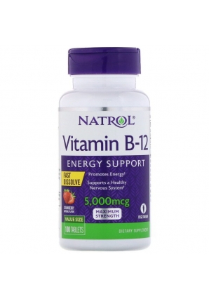 Vitamin B-12 5000 мкг 100 табл (Natrol)