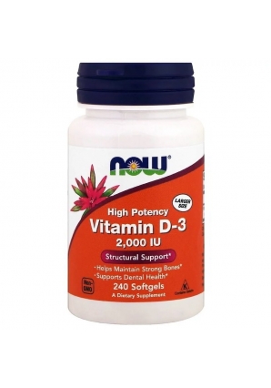 Vitamin D3 2000 UI 240 капс (NOW)