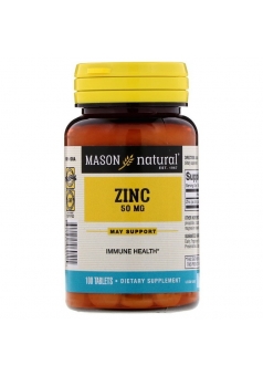 Zinc 50 мг 100 табл (Mason Natural)