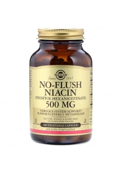 No-Flush Niacin 500 мг 100 капс (Solgar)