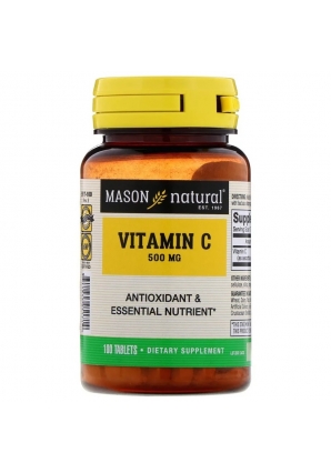 Vitamin C 500 мг 100 табл (Mason Natural)