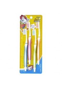 Набор зубных щеток New Junior Normal Toothbrush 4 (Clio)