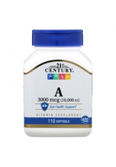 Vitamin A 3000 мкг (10000 МЕ) 110 капс (21st Century)