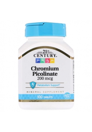 Chromium Picolinate 200 мкг 100 табл (21st Century)