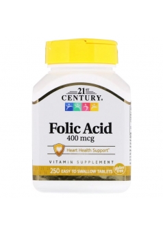 Folic Acid 400 мкг 250 табл (21st Century)