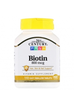 Biotin 800 мкг 110 табл (21st Century)