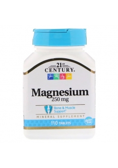 Magnesium 250 мг 110 табл (21st Century)
