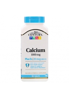 Calcium Plus D3 1000 мг 90 табл (21st Century)