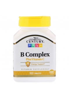 B Complex plus Vitamin C 100 табл (21st Century)