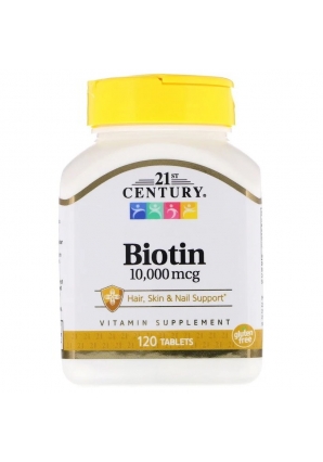 Biotin 10000 мкг 120 табл (21st Century)
