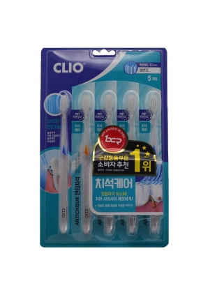 Набор зубных щеток Antichisuk MLR Toothbrush 5 шт (Clio)