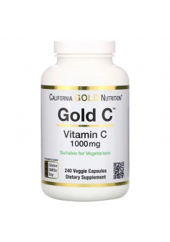 Gold C Vitamin C 1000 мг 240 капс (California Gold Nutrition)