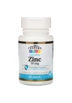 Zinc Chelated 50 мг 60 табл (21st Century)