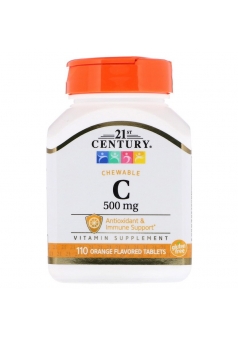 Vitamin C 500 мг 110 жев.табл (21st Century)
