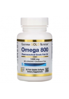 Omega 800 1000 мг 30 капс (California Gold Nutrition)