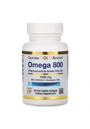 Omega 800 1000 мг 30 капс (California Gold Nutrition)