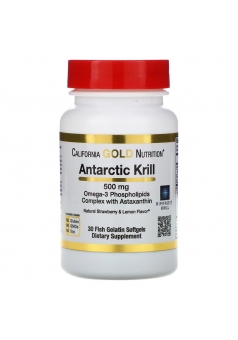 Antarctic Krill 500 мг 30 капс (California Gold Nutrition)