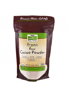 Organic Raw Cacao Powder 340 гр (NOW)