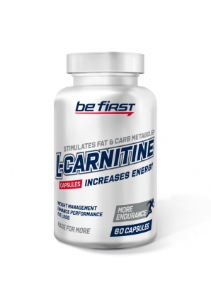 Л-карнитин Увеличивает выносливость и работоспособность L-Carnitine Capsules 60 капс (Be First)