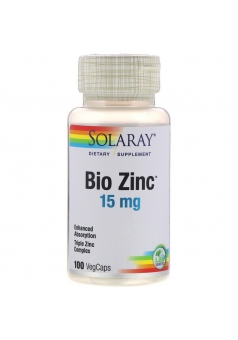 Bio Zinc 15 мг 100 капс (Solaray)