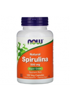 Natural Spirulina 500 мг 120 капс (NOW)