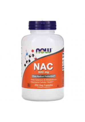 NAC 600 мг 250 капс (NOW)