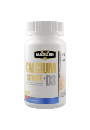 Calcium Citrate + D3 120 табл (Maxler)