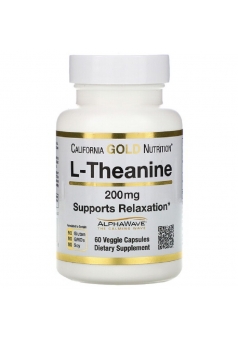 L-Theanine 200 мг 60 капс (California Gold Nutrition)
