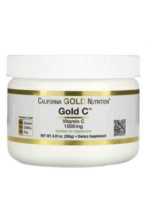 Gold C Vitamin C 1000 мг 250 гр (California Gold Nutrition)