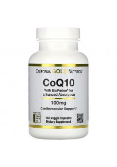 CoQ10 with BioPerine 100 мг 150 капс (California Gold Nutrition)