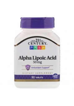 Alpha Lipoic Acid 50 мг 90 табл (21st Century)