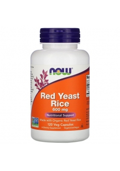 Red Yeast Rice 600 мг 120 капс (NOW)