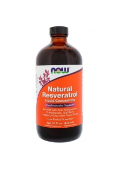Natural Resveratrol Liquid Concentrate 473 мл (NOW)