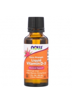 Liquid Vitamin D3 Extra Strength 1000 МЕ 30 мл (NOW)