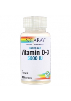 Vitamin D3 5000 МЕ 120 капс (Solaray)