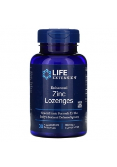 Enhanced Zinc Lozenges 30 леденцов (Life Extension)