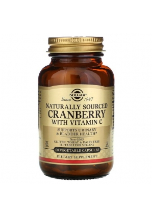 Natural Cranberry with Vitamin C 60 раст капс (Solgar)