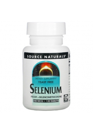 Selenium 200 мкг 120 табл (Source Naturals)