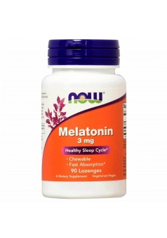 Melatonin 3 мг 90 жев.табл. (NOW)
