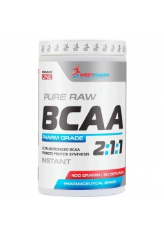 БЦАА Способствует восстанавлению после тренировок BCAA 2:1:1 400 гр (WestPharm)
