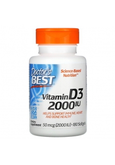 Vitamin D3 2000 МЕ 180 капс (Doctor's Best)