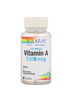 Vitamin А 7600 мкг 60 капс (Solaray)