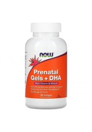 Prenatal Gels + DHA 180 капс (NOW)