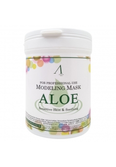 Маска альгинатная с алоэ успокаивающая Aloe Modeling Mask 240 гр - банка (Anskin)